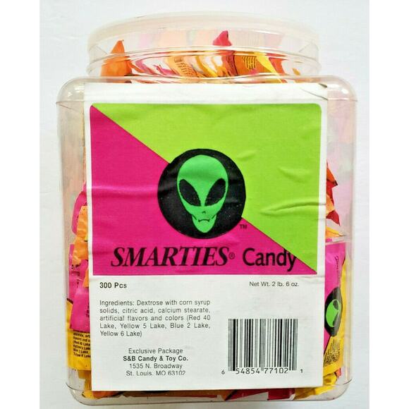S & b candy toy co st louis mo vintage smarties with alien contain new - Picture 1 of 6